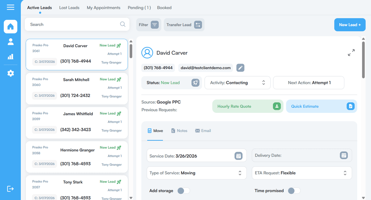 Mooxy dashboard showing all brands in one command center